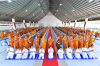 ธุดงคสถานอำนาจเจริญ จัดพิธีถวายมหาสังฆทาน 348 วัด
