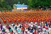 สามเณร 500 รูป ประเทศอินเดีย ร่วมพิธีจุดประทีป ถวายเป็นพุทธบูชา