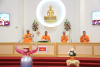 วัดพระธรรมกายออเรกอน จัดพิธีทอดผ้าป่าบำรุงวัด