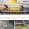 สื่อมวลชนเสนอข่าว พระธรรมยาตรา 1,141 รูป เดินธรรมยาตราสู่อนุสรณ์สถานลำดับที่ 7 วัดพระธรรมกาย สถานที่ขยายวิชชาธรรมกาย