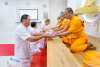 วัดพระธรรมกายปาล์มบีช จัดพิธีถวายกองบุญยารักษาโรค