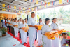 ศูนย์ปฏิบัติธรรมอัมพวา จัดพิธีทอดผ้าป่า
