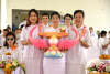 ศูนย์ปฏิบัติธรรมน้ำใสใจสว่าง จัดพิธีทอดผ้าป่าติดตั้งสเตท และเครื่องปรับอากาศ