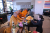 คณะสงฆ์วัดพระธรรมกายจอร์เจีย รับกิจนิมนต์ทำบุญเปิดร้าน ณ ร้านอาหาร 26 THAI KITCHEN