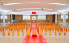 The mass ordination of 8,000 novices under the ordination program for Buddhism revival throughout Thailand