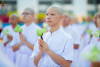 The mass ordination of 8,000 novices under the ordination program for Buddhism revival throughout Thailand