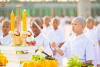 The mass ordination of 8,000 novices under the ordination program for Buddhism revival throughout Thailand