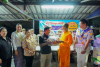 ผู้แทนวัดพระธรรมกาย ลงพื้นที่ให้กำลังใจเจ้าหน้าที่ปฏิบัติงาน ณ จุดบริการประชาชน ช่วงเทศกาลสงกรานต์ ประจำปี 2568