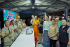 ผู้แทนวัดพระธรรมกาย ลงพื้นที่ให้กำลังใจเจ้าหน้าที่ปฏิบัติงาน ณ จุดบริการประชาชน ช่วงเทศกาลสงกรานต์ ประจำปี 2568