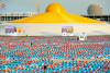 Wat Phra Dhammakaya organizes chanting, mass meditation and the great offering of monks’ necessities to 40,000 temples throughout Thailand on Earth Day 2025 in order to share loving kindness with earthquake victims in Myanmar and Thailand.