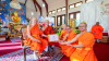 คณะสงฆ์วัดพระธรรมกายแคลิฟอร์เนีย นำโดยพระมหาประสิทธิ์ ทิตฺติชโย ได้เข้าร่วมพิธีในครั้งนี้ด้วย