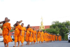 สามเณรศูนย์ปฏิบัติธรรมภาคใต้ และศูนย์ปฏิบัติธรรมนานาชาติสะเดา ออกเดินธรรมยาตรา