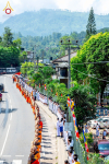 พิธีเปิดการเดินธรรมยาตราโครงการสยาม-ลังกา ฉลองเทศกาลวิสาขบูชา