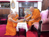 คณะสงฆ์วัดพระธรรมกาย ร่วมถวายมุทิตาอายุวัฒนมงคล 88  ปี สมเด็จพระมหาธีราจารย์