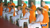 วัดพระธรรมกาย จัดพิธีตัดปอยผมและปลงผมนาคธรรมทายาทรุ่นผู้บริหาร รุ่นที่ 15