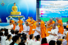 พิธีตัดปอยผมและปลงผมนาคธรรมทายาท รุ่นเข้าพรรษา ประจำปี 2568