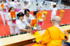 ศูนย์ปฏิบัติธรรมสมุทรปราการ จัดพิธีทอดผ้าป่าสนับสนุนโครงการอุปสมบทหมู่รุ่นเข้าพรรษา