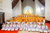 พิธีต้อนรับสัญญาบัตร พัดยศ พระครูสัญญาบัตรสายต่างประเทศวัดพระธรรมกาย จำนวน 19 รูป