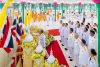 พิธีต้อนรับสัญญาบัตร พัดยศ พระครูสัญญาบัตรสายต่างประเทศวัดพระธรรมกาย จำนวน 19 รูป