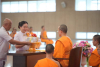 ท่านเจ้าภาพได้น้อมนำไทยธรรมถวายแด่ท่านประธานสงฆ์