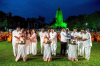 สามเณรชาวอินเดีย ธรรมยาตรารอบป่าอิสิปตนมฤคทายวัน