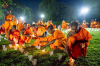 สามเณรชาวอินเดีย ธรรมยาตรารอบป่าอิสิปตนมฤคทายวัน
