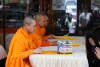 วัดพระธรรมกายนครซิดนีย์ จัดพิธีถวายเทียนพรรษา
