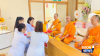 คณะเจ้าภาพและสาธุชนได้รวมใจถวายปัจจัยไทยธรรม ผ้าป่าบำรุงวัด บูชาธรรมหลวงปู่พระผู้ปราบมาร