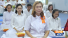 ท่านประธานสงฆ์ได้นำผู้มีบุญทุกท่านปฏิบัติธรรม เพื่อกลั่นใจให้บริสุทธิ์ผ่องใส