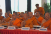 สมเด็จพระสังฆราชประทานพระคติธรรมในพิธีเปิดการประชุมสหภาพพระธรรมทูตไทยในทวีปยุโรป ณ วัดศรีนครินทรวราราม ประเทศสวิตเซอร์แลนด์