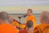 สมเด็จพระสังฆราชประทานพระคติธรรมในพิธีเปิดการประชุมสหภาพพระธรรมทูตไทยในทวีปยุโรป ณ วัดศรีนครินทรวราราม ประเทศสวิตเซอร์แลนด์