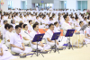 ทุกท่านได้ปฏิบัติธรรมประคองใจให้หยุดนิ่ง กลั่นกาย วาจา และใจให้ใสบริสุทธิ์ หยุดนิ่ง เพื่อเป็นภาชนะรองรับบุญใหญ่จากการทอดผ้าป่า ตามเสียงหลวงพ่อธัมมชโย