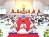 ธุดงคสถานพัฒนานิคม จัดพิธีทอดผ้าป่าปฐมฤกษ์ถมดิน เตรียมพื้นที่ลานธรรมรองรับองค์พระเจดีย์