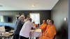 คณะสงฆ์วัดพระธรรมกายเท็กซัส จัดปฏิบัติธรรมบ้านกัลยาณมิตร