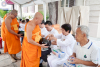 วัดพระธรรมกายแคลิฟอร์เนีย จัดพิธีถวายคิลานเภสัช เนื่องในวันธรรมชัย