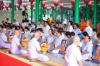 วัดพระธรรมกาย จัดพิธีบรรพชา รุ่นบูชาธรรม 108 ปี วันครูผู้ค้นพบวิชชาธรรมกาย