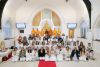 วัดมัชฌิมาราม ลีดส์ จัดพิธีทอดผ้าป่า ณ วัดพระธรรมกายแมนเชสเตอร์