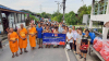 วัดพระธรรมกาย และมูลนิธิธรรมกาย ส่งมอบถุงยังชีพช่วยผู้ประสบภัยน้ำท่วม จ.พระนครศรีอยุธยา
