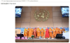 สื่อมวลชนเสนอข่าวงานบุญ สหภาพพระธรรมทูตไทยในทวีปยุโรปนำคณะสงฆ์นานาชาติ ประดิษฐานคัมภีร์พุทธศาสนา ฉลองวิสาขบูชาโลก ณ องค์การสหประชาชาติ นครเจนีวา