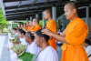 ศูนย์ปฏิบัติธรรมภาคใต้ จัดพิธีตัดปอยผม รุ่นบูชาธรรมมหาปูชนียาจารย์