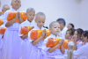 วัดพระธรรมกายนางาโน่ จัดพิธีบรรพชาสามเณรภาคฤดูร้อน รุ่นที่ 11