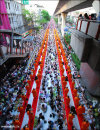 The Photo Collection of the Morning Alms Offering to 12,600 Monks on March 17th, 2012