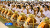 วัดพระธรรมกายจัดพิธีถวายกองทุนอุปกรณ์กันหนาว ประจำปี 2556