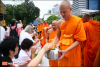 The Morning Alms Round to 2,600 Monks at Benjasiri Park