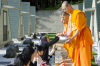 The Meditation Village in Japan arranged a meditation retreat for locals