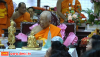 Paknam Bhasicharoen Temple arranged the ceremony of packing the relics of the Lord Buddha