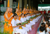 พิธีตัดปอยผม โครงการอุปสมบทหมู่รุ่นวันธรรมชัย