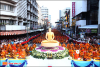 The Morning Alms Round to 10,000 Monks in Hat Yai district, Songkhla province