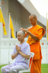 ประมวลภาพพิธีปลงผมธรรมทายาท รุ่นบูชาธรรม 71 ปี พระเทพญาณมหามุนี