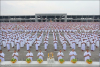 ประมวลภาพพิธีบรรพชาสามเณรในโครงการบวชพระ 1 แสนรูป ณ วัดพระธรรมกาย